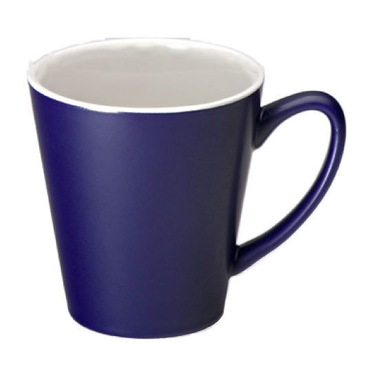 Byron Coffee Mugs Matt Cobalt White
